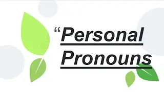 Personal Pronouns | Pronouns| English Grammar| Parts Of Speech