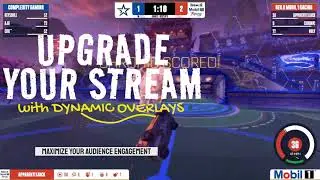 Dynamic Rocket League Overlay Game HUD by LNDRLNDRLNDR