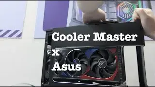 Checking out the NR200P Case Concept and a 30mm 4000 RPM Mobius Fan at Cooler Master!