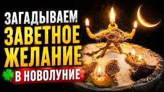 🍀💥 ЗАГАДЫВАЕМ ЗАВЕТНОЕ ЖЕЛАНИЕ В НОВОЛУНИЕ 💥
