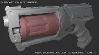 Maya/Zbrush HardSurface 07 Modeling Bullet Chambers