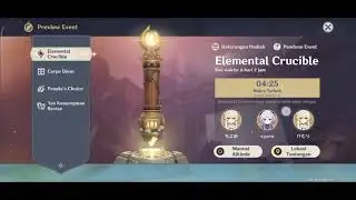 Event Elemental Crucible |Genshin Impact