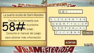 El Profesor Layton Y La Villa Misteriosa | Código Secreto | Nintendo DS | #58