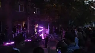 Street concert in Novosibirsk, Russia