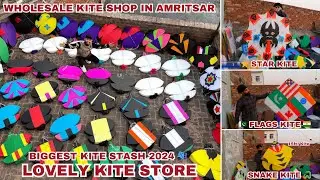 Lovely Kite Store 🪁 || Patang Stash 2024 🤩 || 6 Feet Kites 😱 || Snake Kites 🐍 || Star Kites 🌟