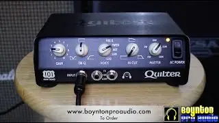 Quilter 101 Mini Head Amp Demo