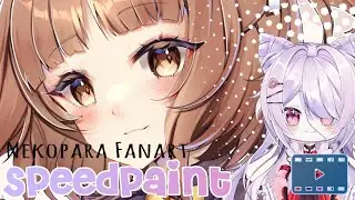 Azuki🐱 Nekopara Fanart 🎀 Twitch VOD Speedpaint ✘ ClipStudio Paint