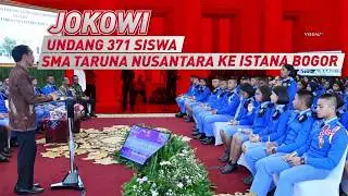 Jokowi Undang 371 Siswa SMA Taruna Nusantara ke Istana Bogor