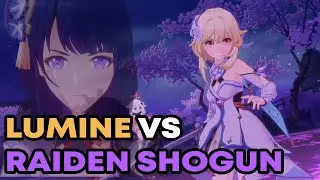 Lumine meet Baal (Raiden Shogun) ENGLISH - Genshin impact