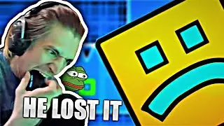 xQc Goes Crazy Playing Geometry Dash