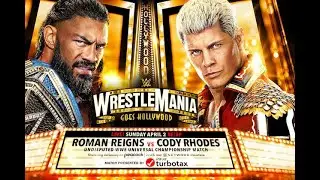 Roman Reigns vs Cody Rhodes Wrestlemania 39 - WWE2K23