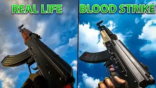 Blood Strike AK47 vs Real Life AK47