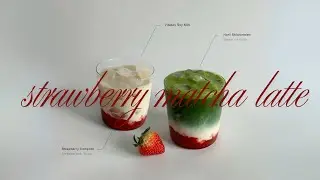 strawberry matcha latte | 1 hour lofi beats playlist