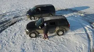 Mavic Air 2. Andreevka. Omsk region. Flying in winter is -10