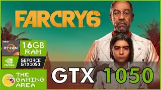 Far Cry 6 Benchmark On GTX 1050 (AMD FSR)