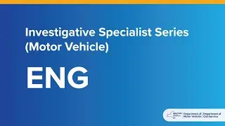 Investigative Specialist (Motor Vehicle) ENG