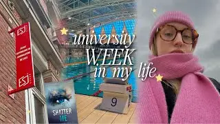 A WEEK IN MY LIFE, between master's, school, swimming pool, events, and more