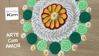 RANGOLI ! Vídeo satisfatório | arte Indiana | Relaxante