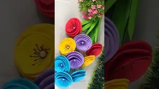 #paperflower #papercrafts #craft #diy #diypaperflowercraft