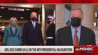 Senator Dick Durbin Shares an Inauguration Day Moment with Garth Brooks