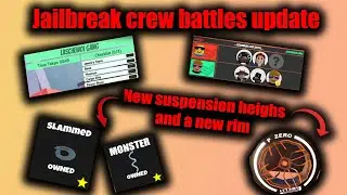 Jailbreak crew battle update