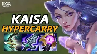 KAISA ROSA DE CRISTAL CON SU NUEVA BUILD PARA CARREAR EN WILD RIFT 🤯
