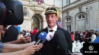 ALL BLACKS:  Cam Roigard after the official welcome ceremony in Lyon