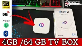H96 Max 8K Ultra HD 4GB Ram 64GB Rom Android Smart TV Box with android 13 at 3100