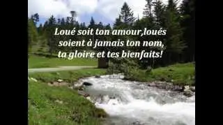 Vers toi monte notre hommage