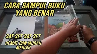 CARA SAMPUL BUKU CETAK YANG BENAR | HEMAT DAN MURAH MERIAH