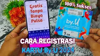 CARA REGISTRASI KARTU BY  U TERBARU 2024