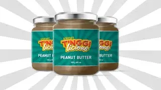 How to create a Peanut Butter Label using Pixellab | PicsArt Mockup