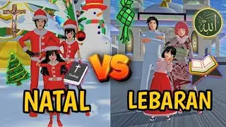 PERBEDAAN NATAL VS LEBARAN!! || SAKURA SCHOOL SIMULATOR INDONESIA