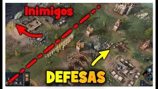 Age Of Empires IV - Partida Multiplayer 3x3 PvE  │ Partida Completa │ PC - Ultrawide 21:9