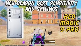 NEW SEASON BEST SENSITIVITY AND SETTINGS 🔥 RED MAGIC 9 PRO