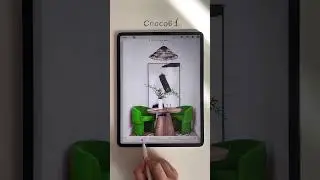 3 способа изменить цвет объекта в Procreate 🔥 