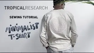 ** MINIMALIST T-SHIRT**  Step by step sewing tutorial - NO OVERLOCK REQUIRED!
