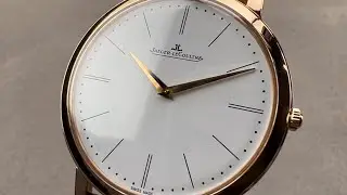 Jaeger-LeCoultre Master Ultra Thin 1907 Q1292520 Jaeger-LeCoultre Watch Review