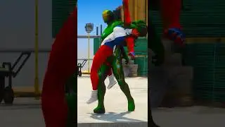 GTA V: GREEN IRON MAN KILL RED SHE HULK 😓| 
