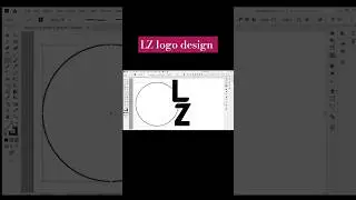 LZ logo design in illustrator 🤗 #logo #logodesign #adobeillustrator #graphicdesining