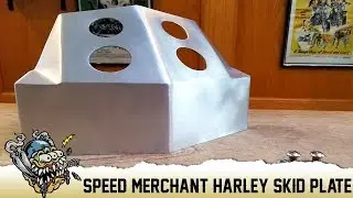Speed Merchant Skid Plate for Dyna, FXR, Sportster Overview - DeadbeatCustoms.com