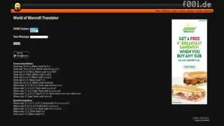 World of Warcraft Translator