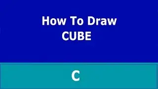 How to Draw Cube in C | Turbo C++ |