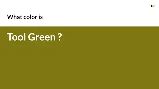 Tool Green color 