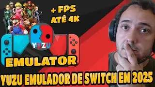🎮 YUZU EM 2025🔥 UM DOSMELHORES EMULADORES de Nintendo Switch AINDA VIVO🕹️