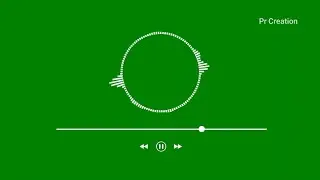 New Audio Spectrum |  Music player | Green Screen | No Copyright | 2024 | #11