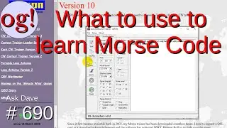 What to use to learn Morse Code? (
