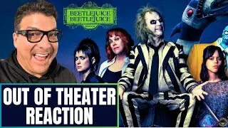 BEETLEJUICE BEETLEJUICE Out of the Theater REACTION! | Tim Burton | Warner Bros Discovery