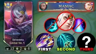 I FINALLY FOUND THE BEST BENEDETTA BUILD TO COUNTER HEALING HERO 🎯 EXP LANE | MOBILE LEGENDS