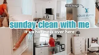 SUNDAY CLEAN WITH ME | MESSY HOUSE CLEANING | PURETREE BAG REVEAL